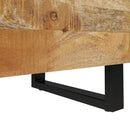 vidaXL 2 db tömör mangófa éjjeliszekrény 40 x 33 x 46 cm