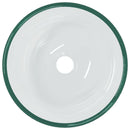 vidaXL átlátszó edzett üveg mosdókagyló 30x12 cm