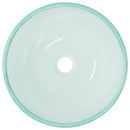 vidaXL matt edzett üveg mosdókagyló 35 x 12 cm