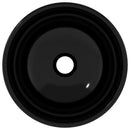 vidaXL fekete edzett üveg mosdókagyló 30 x 12 cm