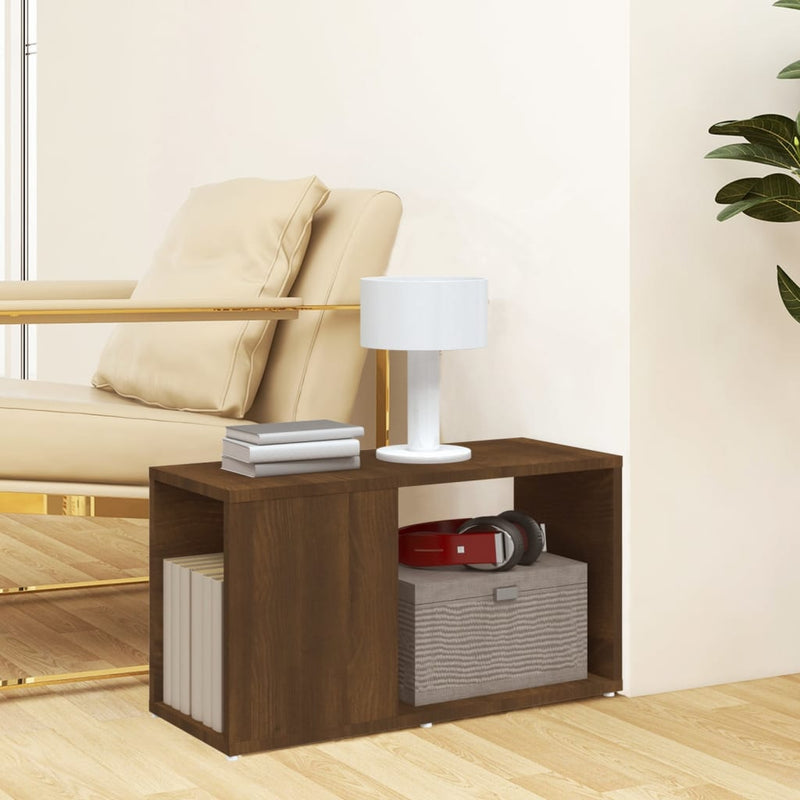 vidaXL barna tölgy színű szerelt fa TV-szekrény 60 x 24 x 32 cm