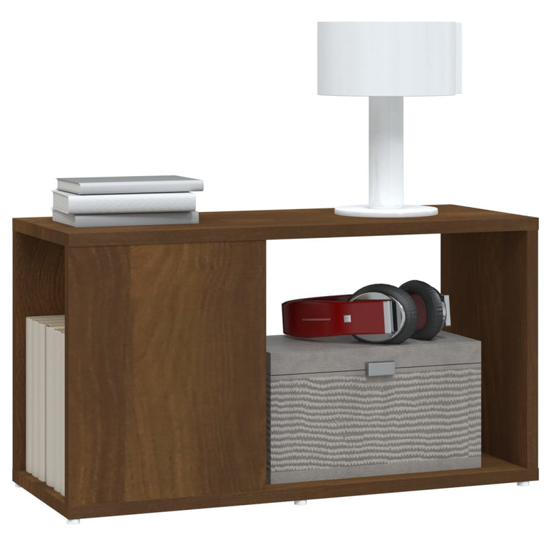 vidaXL barna tölgy színű szerelt fa TV-szekrény 60 x 24 x 32 cm