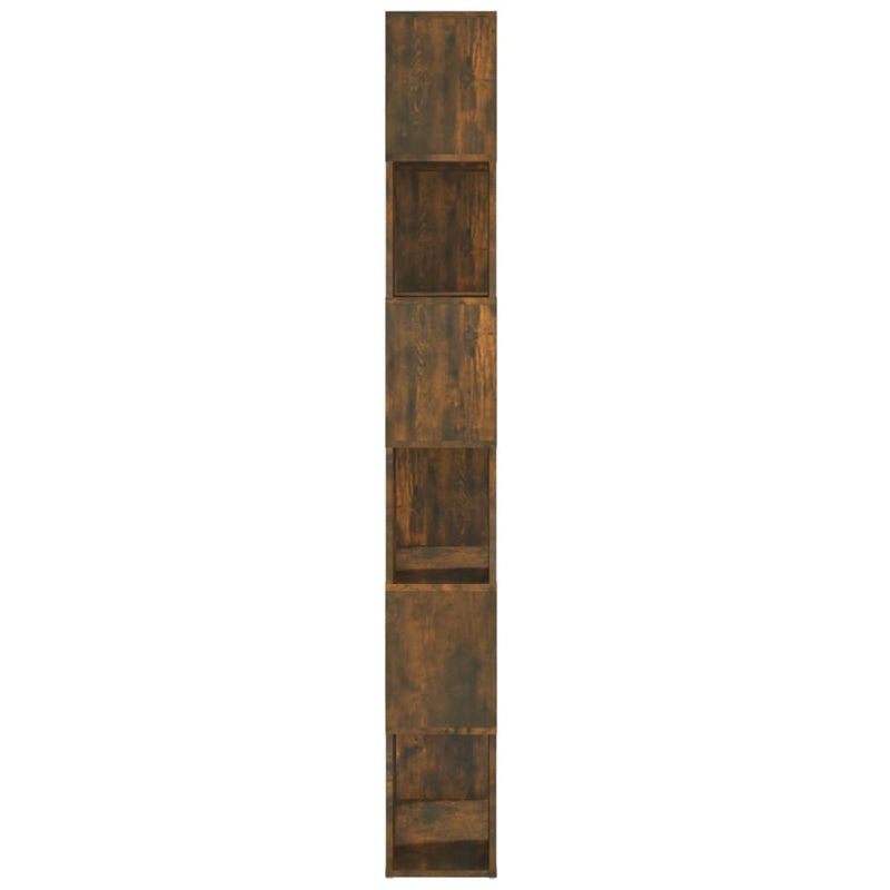 vidaXL füstös tölgy színű térelválasztó könyvszekrény 60x24x186 cm