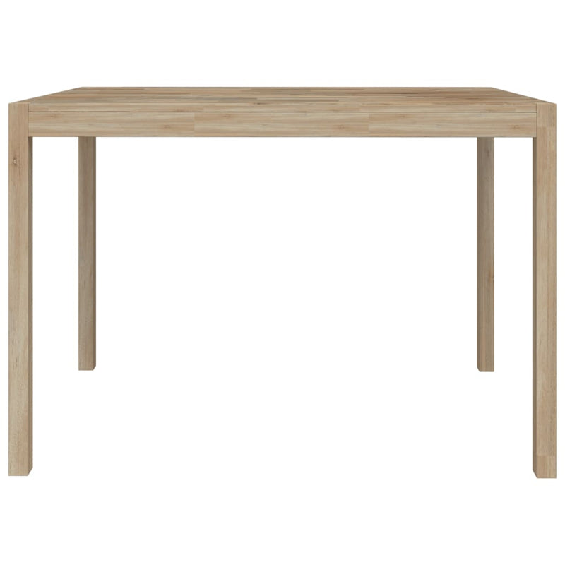 vidaXL tömör akácfa étkezőasztal 110 x 70 x 75 cm