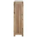 vidaXL 4 szintes tömör akácfa könyvespolc 80 x 30 x 110 cm