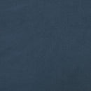 vidaXL kék bársony magas háttámlájú fotel lábtartóval