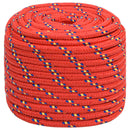 vidaXL piros polipropilén hajókötél 16 mm 25 m