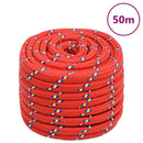 vidaXL piros polipropilén hajókötél 20 mm 50 m
