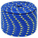 vidaXL kék polipropilén hajókötél 12 mm 25 m