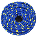 vidaXL kék polipropilén hajókötél 12 mm 100 m