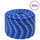 vidaXL kék polipropilén hajókötél 14 mm 25 m