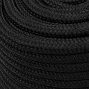 vidaXL teljesen fekete polipropilén hajókötél 18 mm 25 m