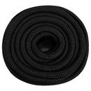 vidaXL teljesen fekete polipropilén hajókötél 20 mm 25 m