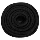 vidaXL teljesen fekete polipropilén hajókötél 20 mm 100 m