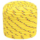 vidaXL sárga polipropilén hajókötél 16 mm 50 m