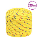 vidaXL sárga polipropilén hajókötél 18 mm 25 m