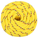 vidaXL sárga polipropilén hajókötél 18 mm 25 m