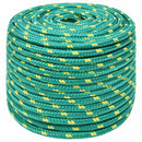 vidaXL zöld polipropilén hajókötél 12 mm 50 m