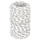 vidaXL fehér poliészter fonott csónakkötél 2 mm x 50 m