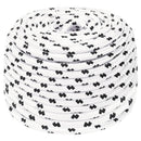 vidaXL fehér poliészter fonott csónakkötél 6 mm x 25 m
