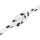vidaXL fehér poliészter fonott csónakkötél 10 mm x 25 m