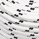 vidaXL fehér poliészter fonott csónakkötél 14 mm x 25 m
