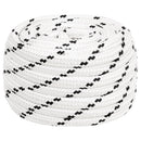 vidaXL fehér poliészter munkakötél 16 mm 100 m