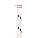 vidaXL fehér poliészter munkakötél 18 mm 100 m