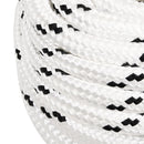 vidaXL fehér poliészter fonott csónakkötél 20 mm x 100 m