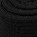 vidaXL fekete poliészter munkakötél 16 mm 25 m