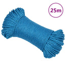 vidaXL kék polipropilén munkakötél 8 mm 25 m