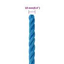 vidaXL kék polipropilén munkakötél 10 mm 50 m