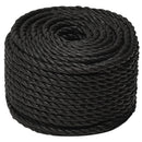 vidaXL fekete polipropilén munkakötél 12 mm 25 m