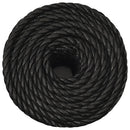 vidaXL fekete polipropilén munkakötél 14 mm 50 m