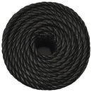 vidaXL fekete polipropilén munkakötél 14 mm 250 m