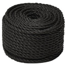 vidaXL fekete polipropilén munkakötél 20 mm 100 m