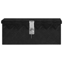 vidaXL fekete alumínium tárolóláda 50x15x20,5 cm