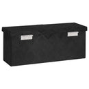 vidaXL fekete alumínium tárolóláda 50x15x20,5 cm