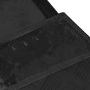 vidaXL fekete alumínium tárolóláda 50x15x20,5 cm