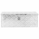vidaXL ezüstszínű alumínium tárolóláda 70x31x27 cm