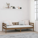 vidaXL mézbarna tömör fenyőfa kanapéágy 90 x 190 cm