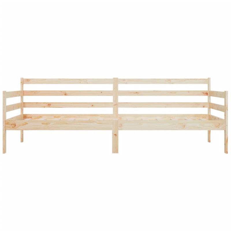 vidaXL tömör fenyőfa kanapéágy matrac nélkül 90 x 190 cm