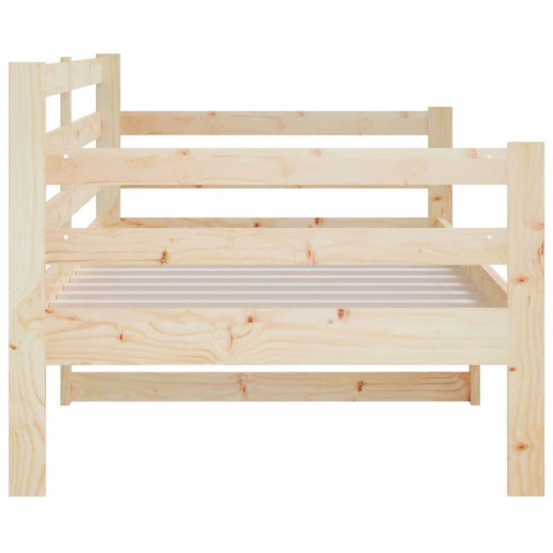 vidaXL tömör fenyőfa kanapéágy matrac nélkül 90 x 190 cm