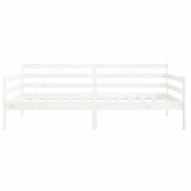 vidaXL fehér tömör fenyőfa kanapéágy matrac nélkül 90 x 190 cm