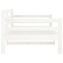 vidaXL fehér tömör fenyőfa kanapéágy matrac nélkül 90 x 190 cm