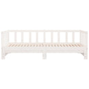 vidaXL fehér tömör fenyőfa kihúzható kanapéágy 2x(90x190) cm