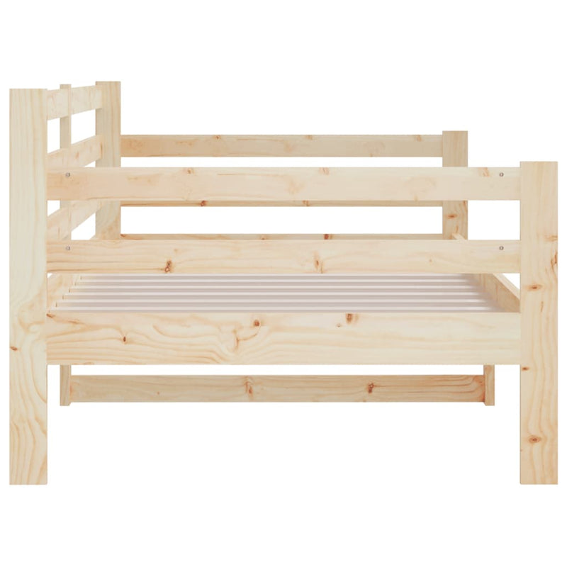 vidaXL tömör fenyőfa kanapéágy matrac nélkül 80 x 200 cm