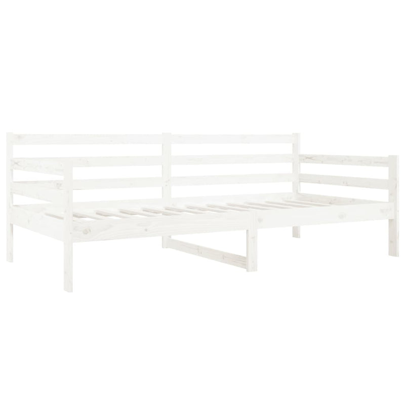 vidaXL fehér tömör fenyőfa kanapéágy matrac nélkül 80 x 200 cm