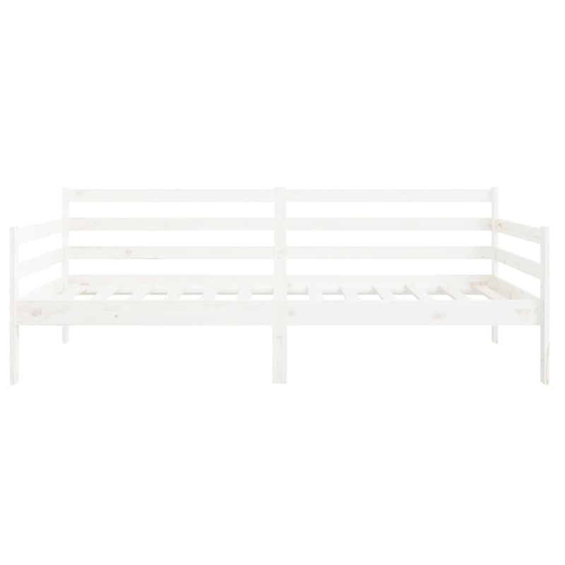 vidaXL fehér tömör fenyőfa kanapéágy matrac nélkül 80 x 200 cm