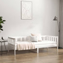 vidaXL fehér tömör fenyőfa kanapéágy matrac nélkül 80 x 200 cm